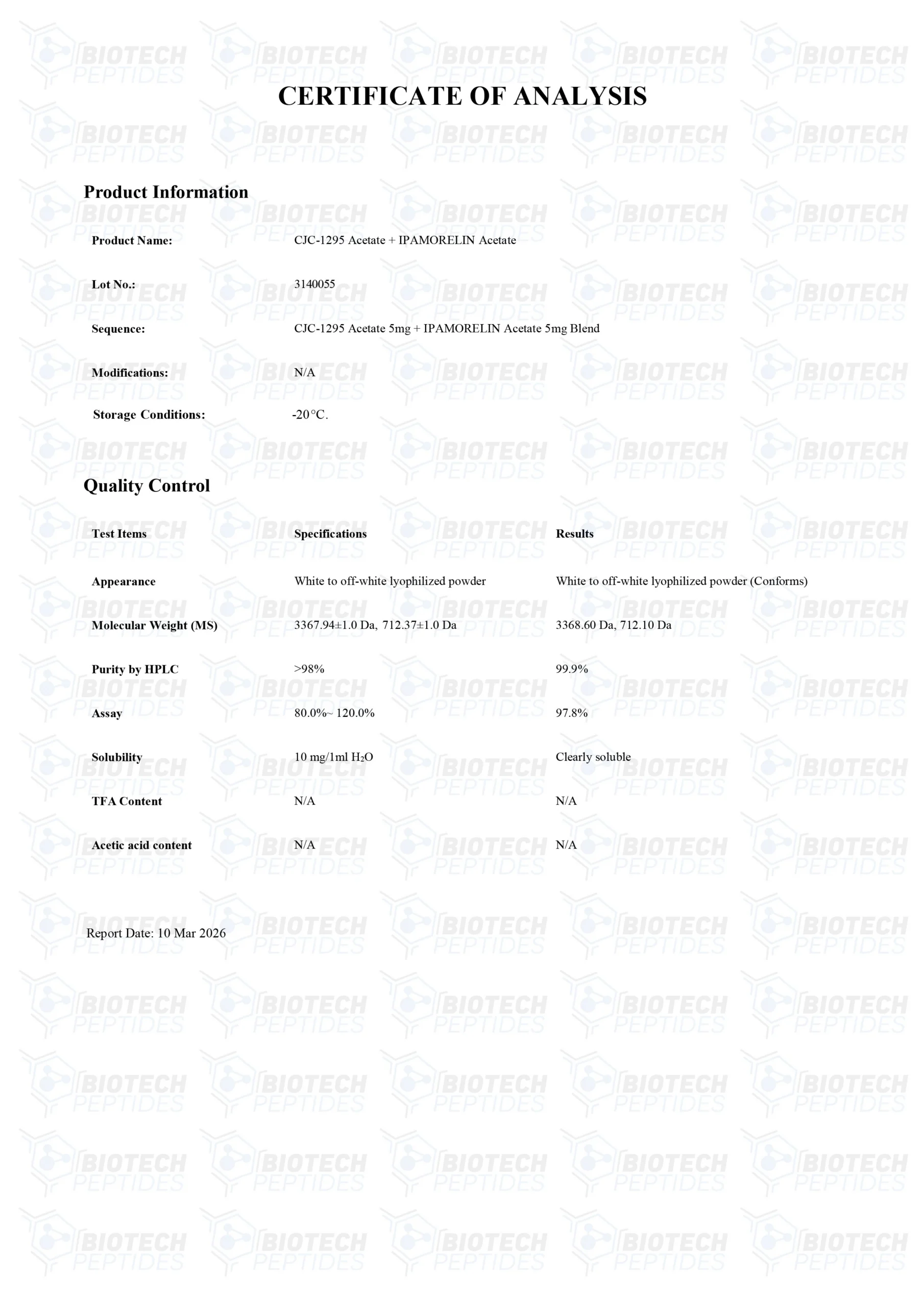Mod GRF 1-29 & Ipamorelin Blend (10mg) - Image 2
